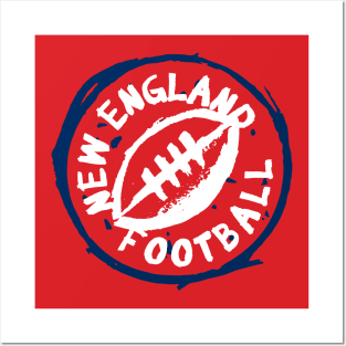 New England Football 02 Posters and Art